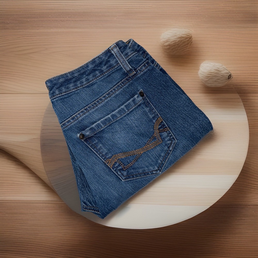 Nine West Vintage America Jeans‎ Juniors 6/28 Blue Stone Wash
